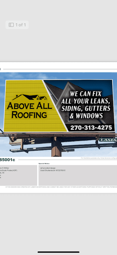 Above All Roofing & Seamless Gutters Construction